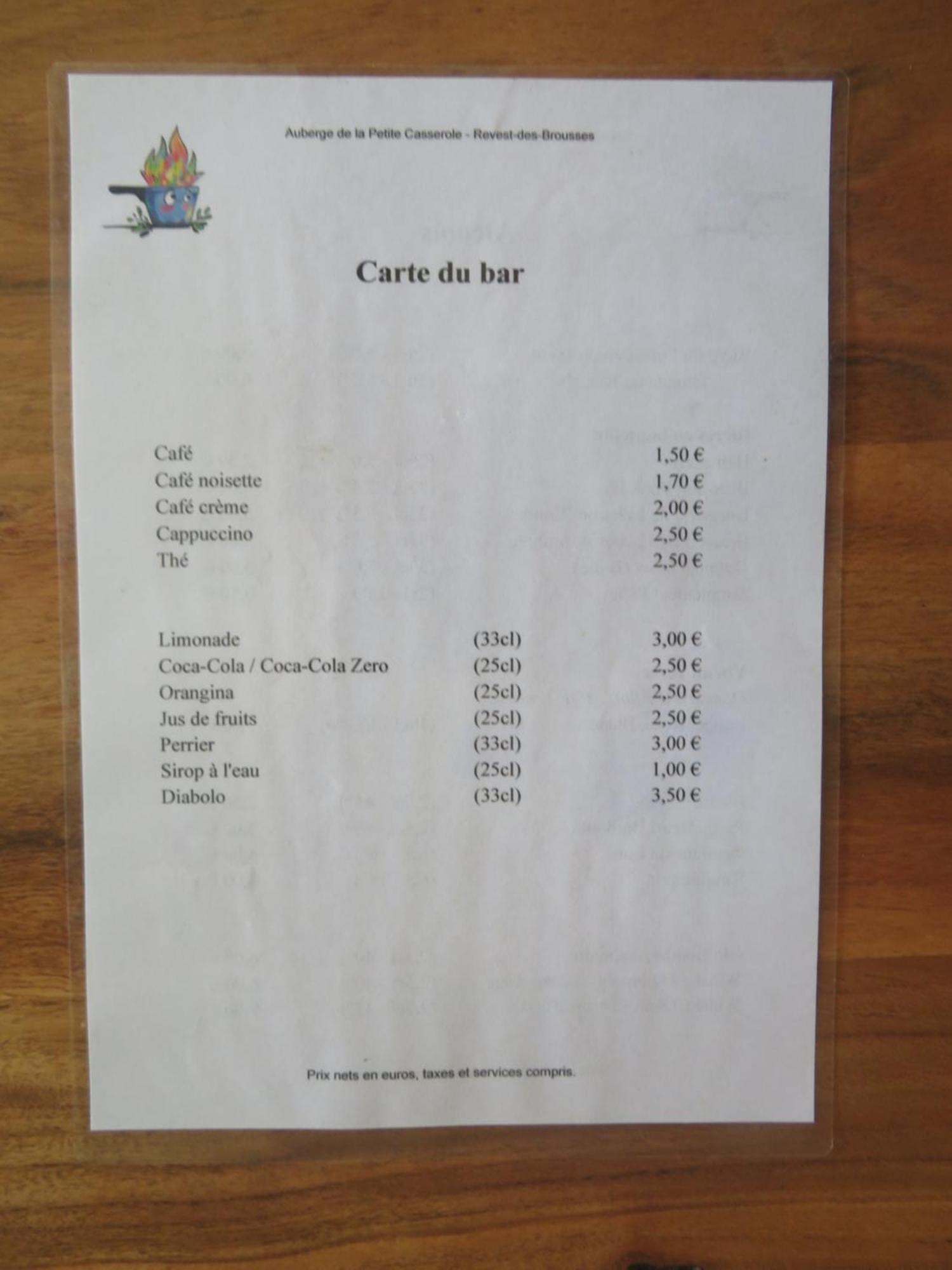 Auberge De La Petite Casserole Revest-des-Brousses Buitenkant foto